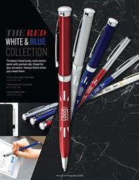 Red, White & Blue Pens