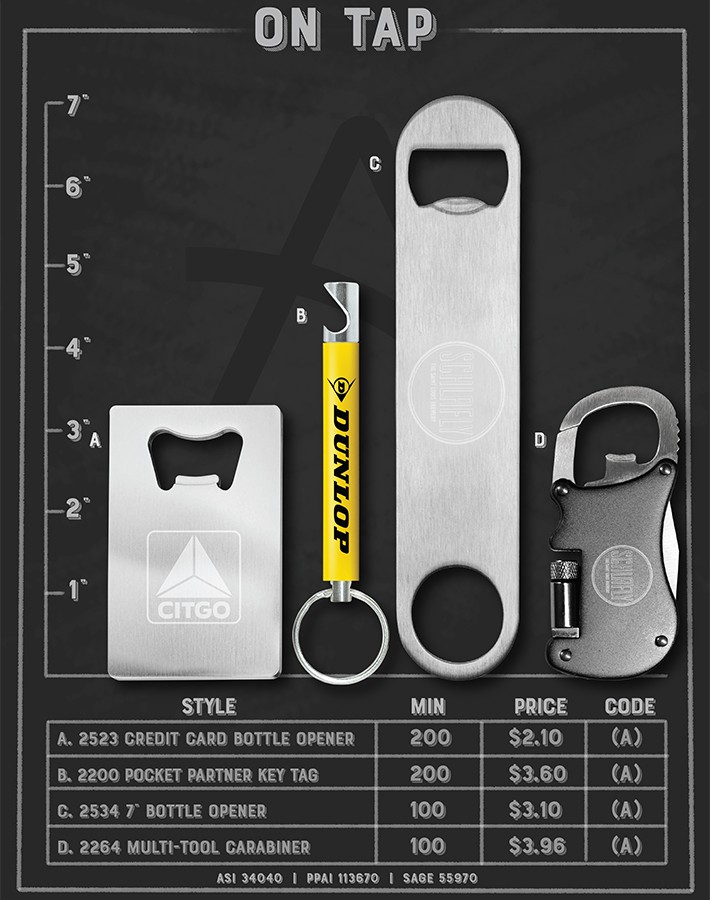 Bottle Openers<br><p2>for additional personalization, contact us at <a  data-cke-saved-href='mailto:service@alexandermc.com?&subject=Flyer Personalization-Bottle Openers&body=Hello, I would like to have my company information added to the Bottle Openers flyer. ATTN DISTRIBUTORS: Please provide your contact info, and attach your logo. For custom virtuals, please attach your customers logo as well.' href='mailto:service@alexandermc.com?&subject=Flyer Personalization-Bottle Openers&body=Hello, I would like to have my company information added to the Bottle Openers flyer. ATTN DISTRIBUTORS: Please provide your contact info, and attach your logo. For custom virtuals, please attach your customers logo as well.'>service@alexandermc.com</p></a>