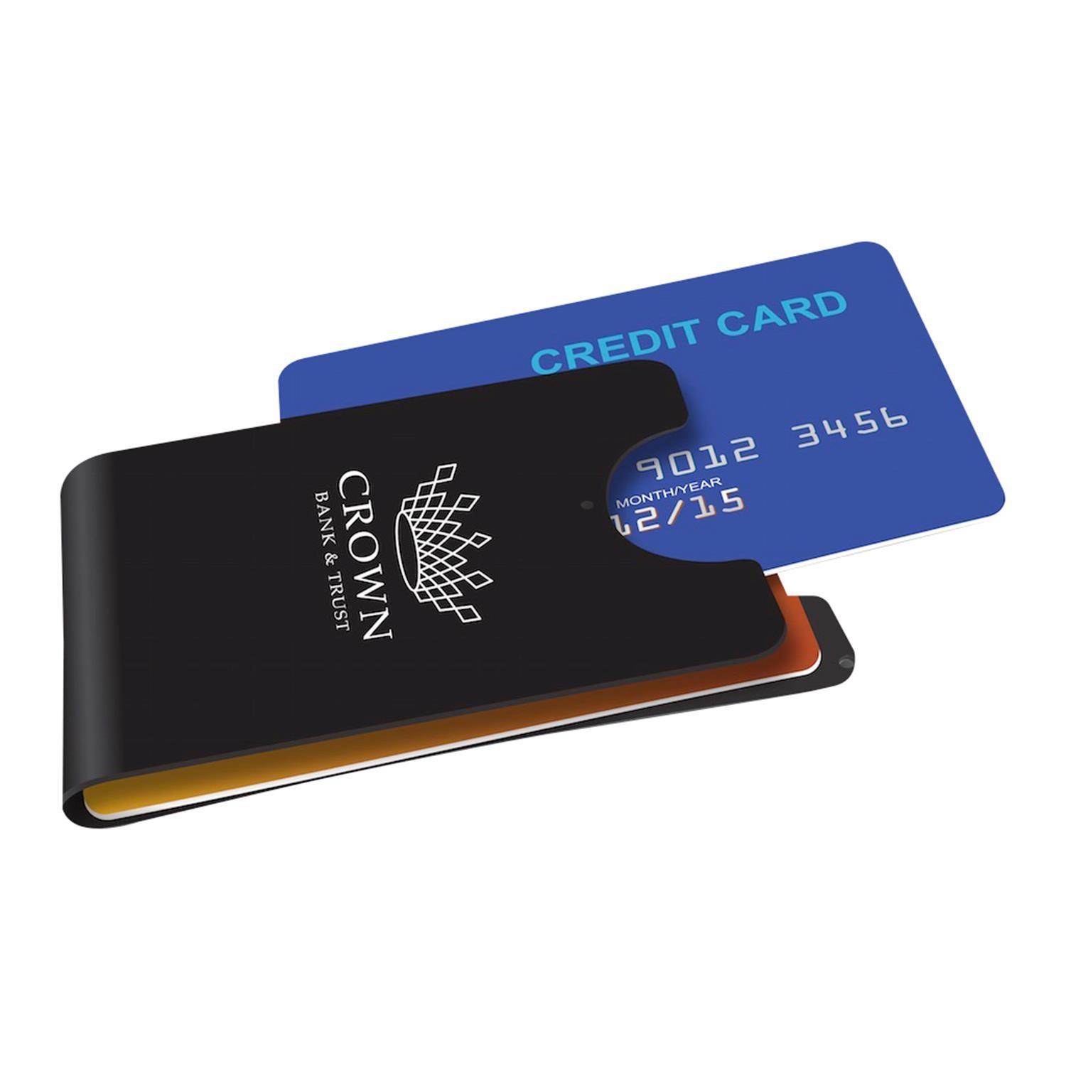 D1919BK - Metal Card Wallet